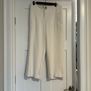 Ann Taylor cream wide leg pants